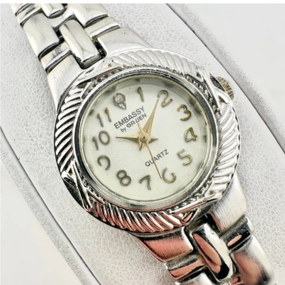 Vintage Ladies Embassy Gold Silver Tone by Gruen Watch